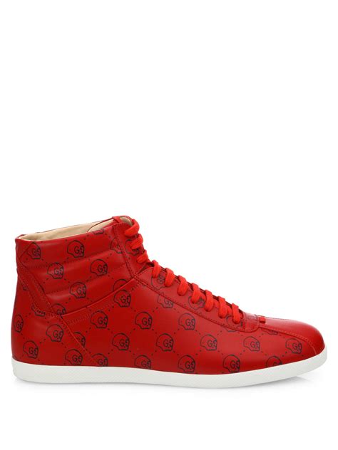 gucci ghost shoes red|Gucci ghost jewellery.